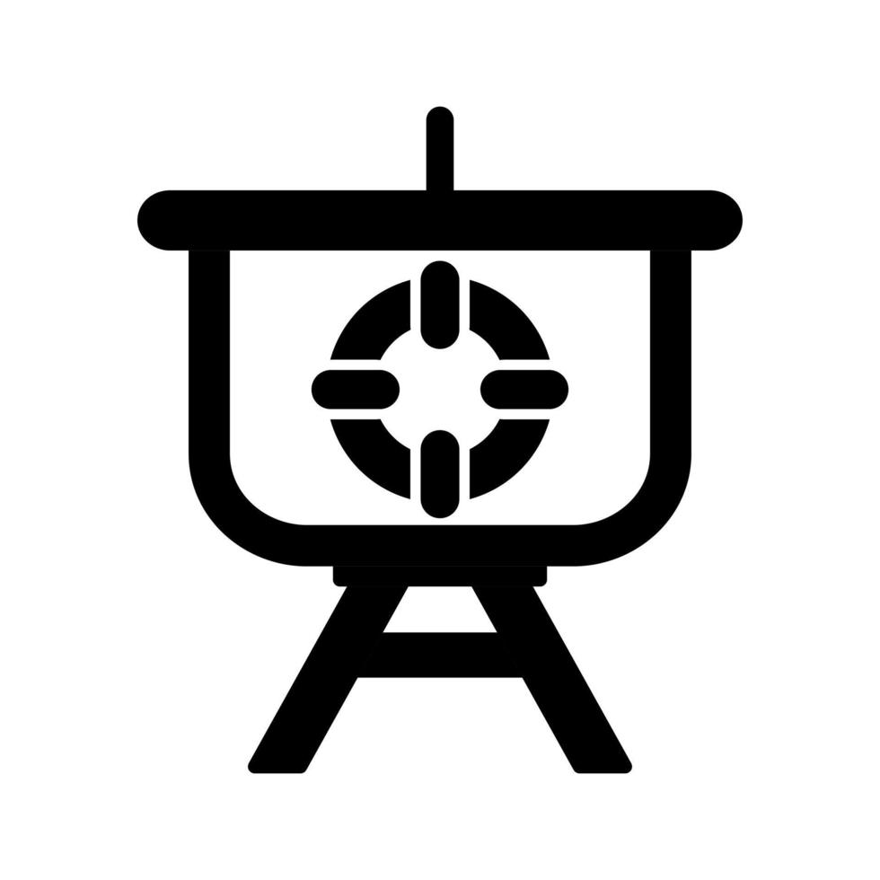Target Presentation Vector Icon