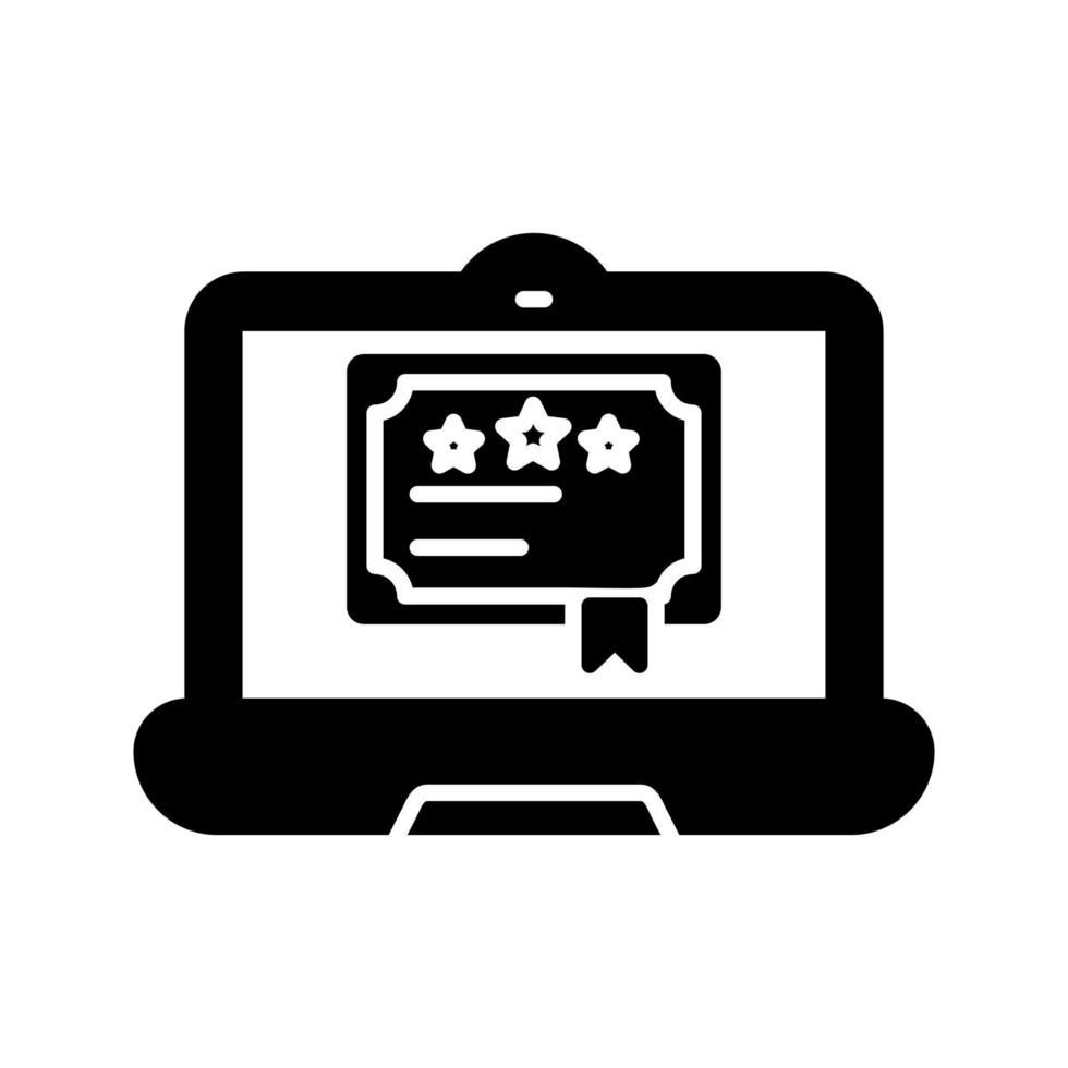 Digital Certificate Vector Icon