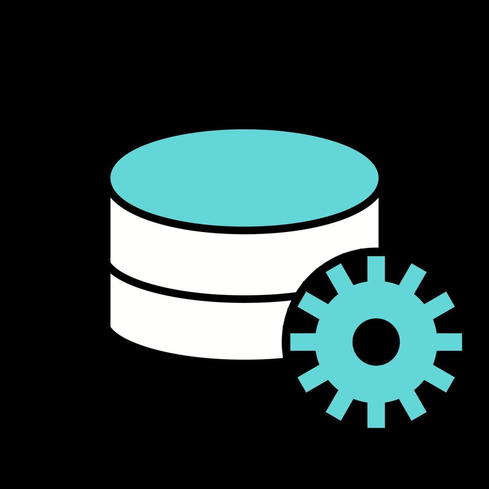 Database Setting Vector Icon