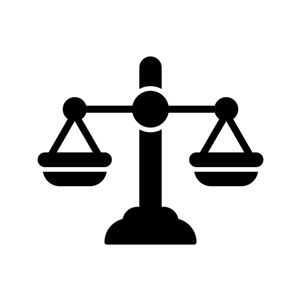 icono de vector de equilibrio