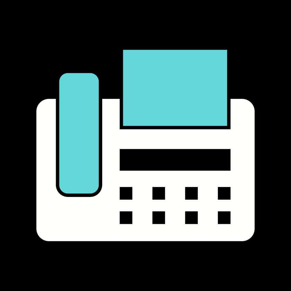 Fax Machine Vector Icon