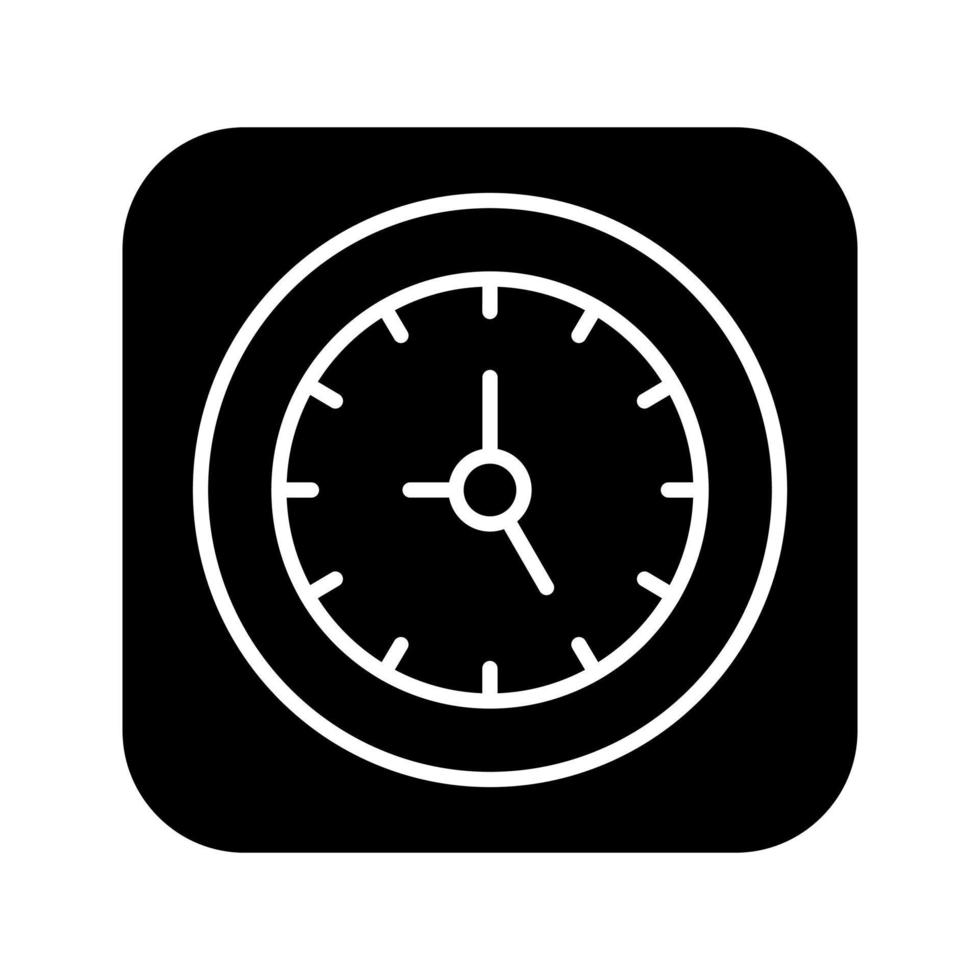 icono de vector de reloj