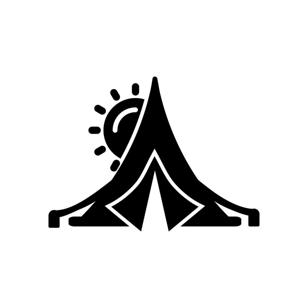 Tent Vector Icon