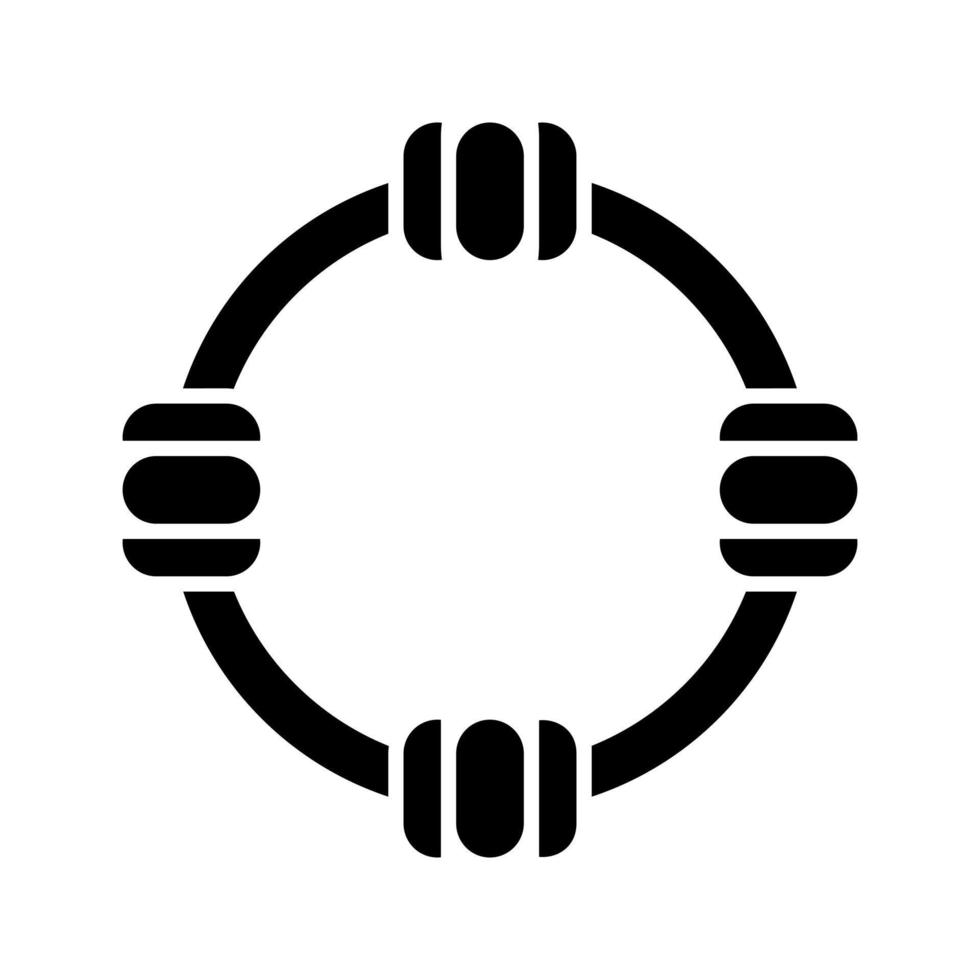 Hula Hoop Vector Icon