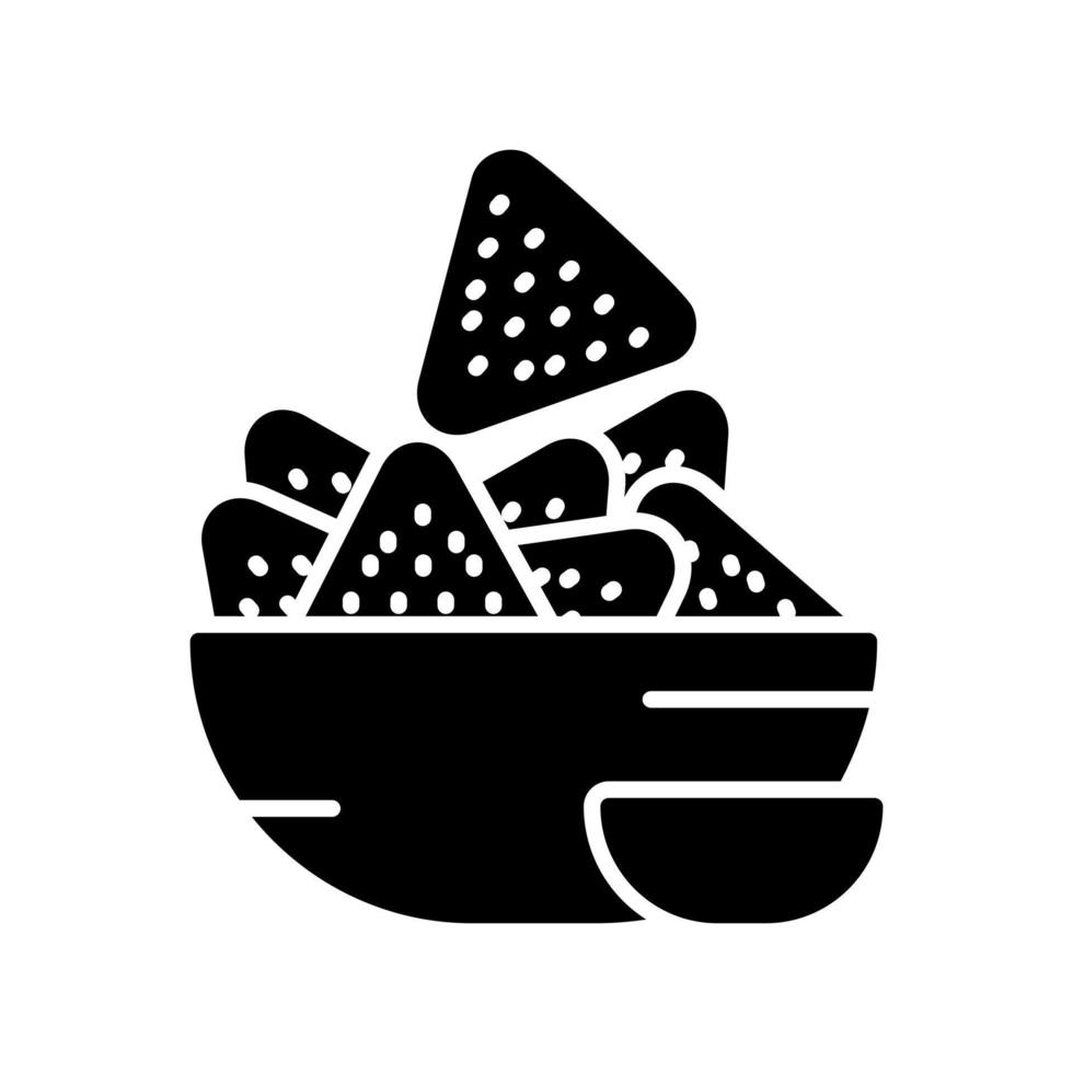 icono de vector de nachos