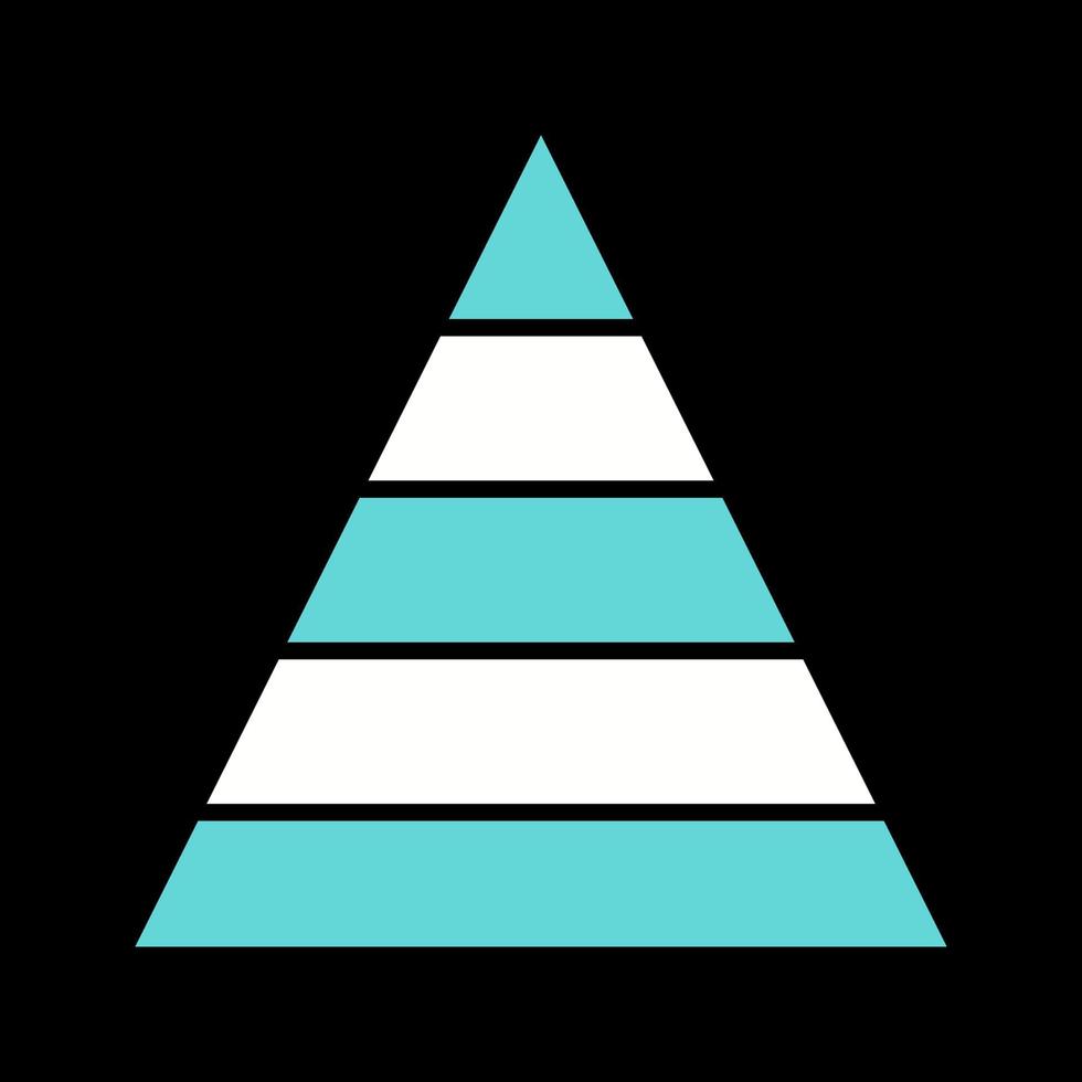 Pyramid Graph Vector Icon