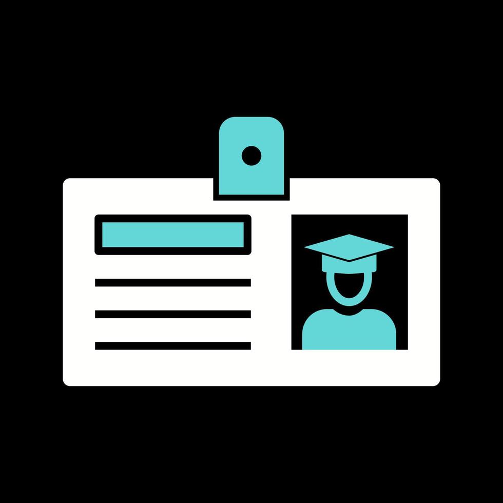 Student ID Card Vector Icon