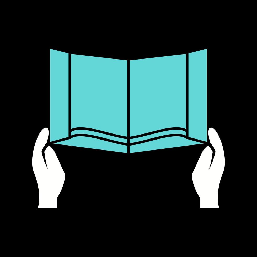 Reading Holy Book Vector Icon