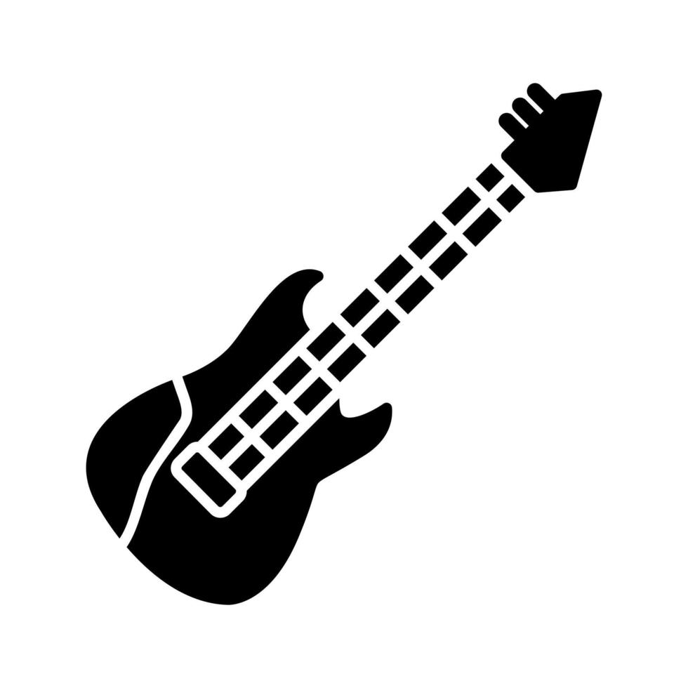 icono de vector de guitarra eléctrica