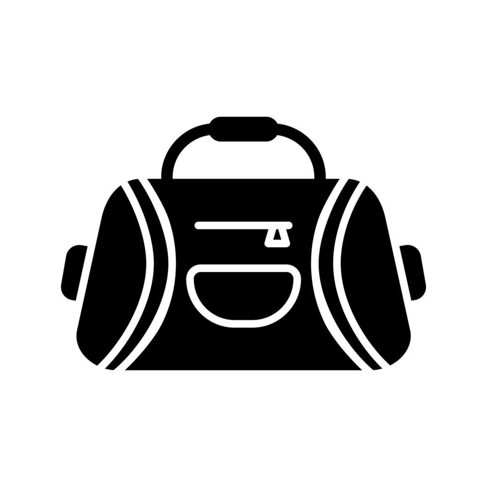 icono de vector de bolsa de deporte