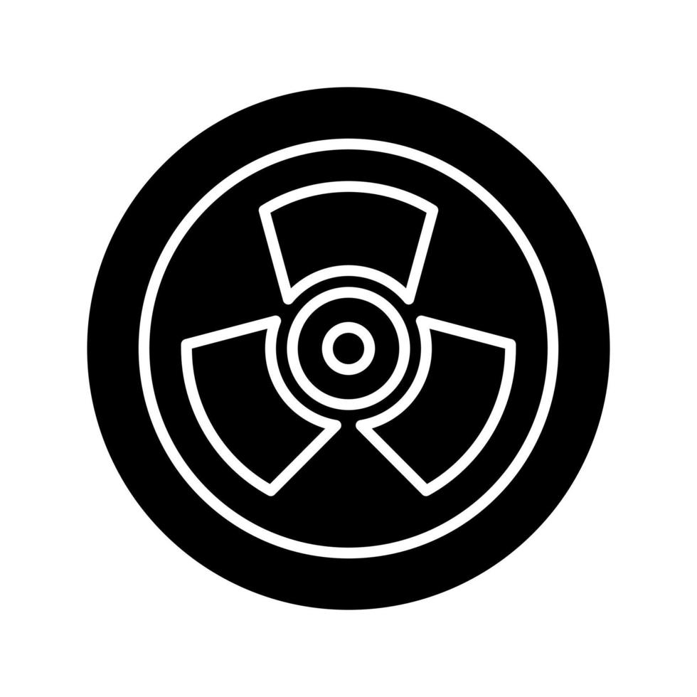 icono de vector nuclear