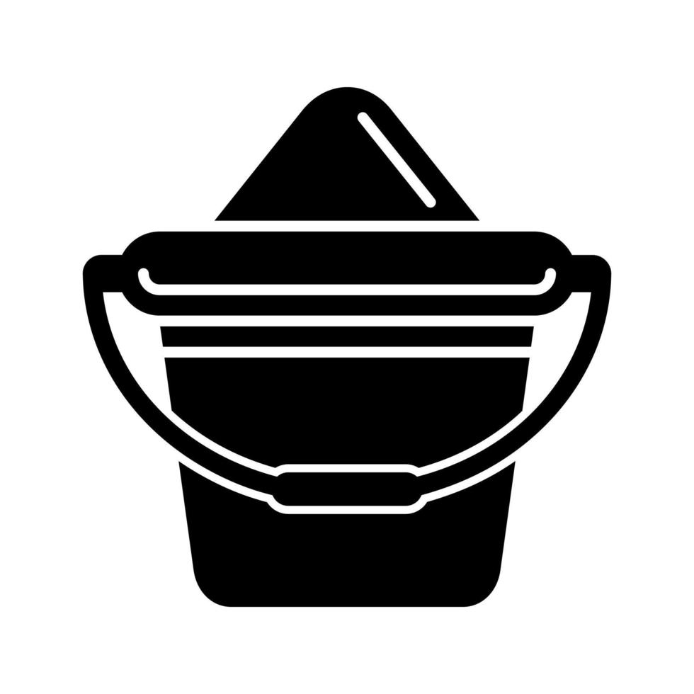 Sand Bucket Vector Icon