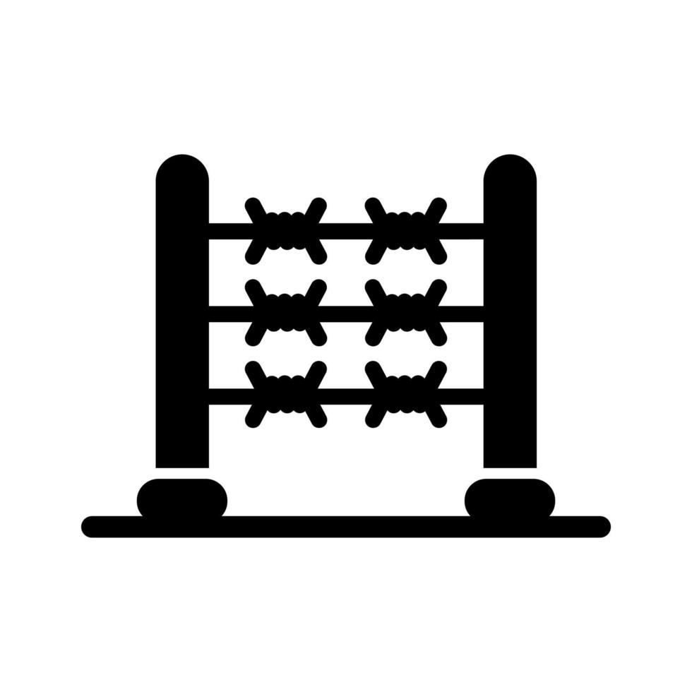 Barbed Wire Vector Icon