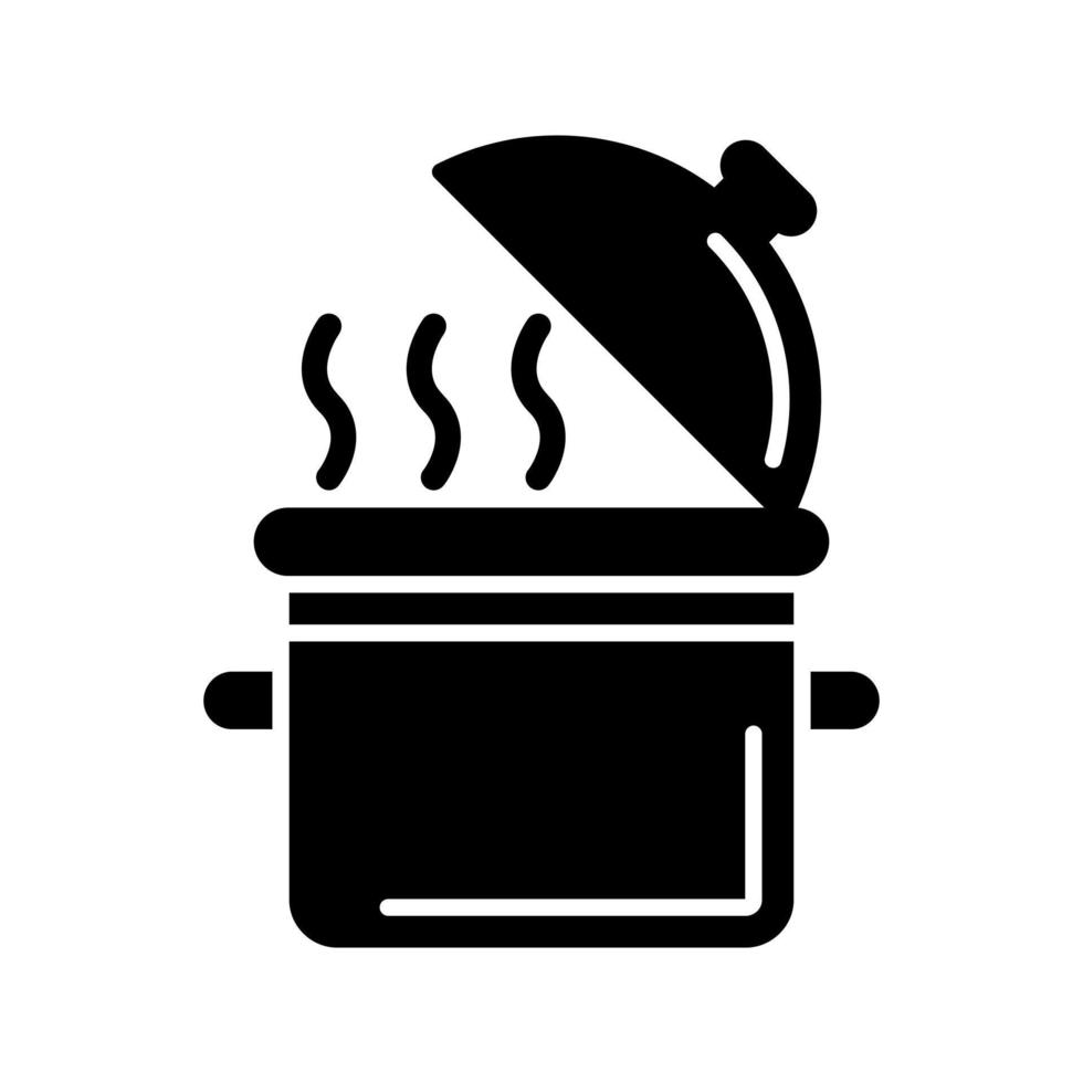 icono de vector de olla de cocina