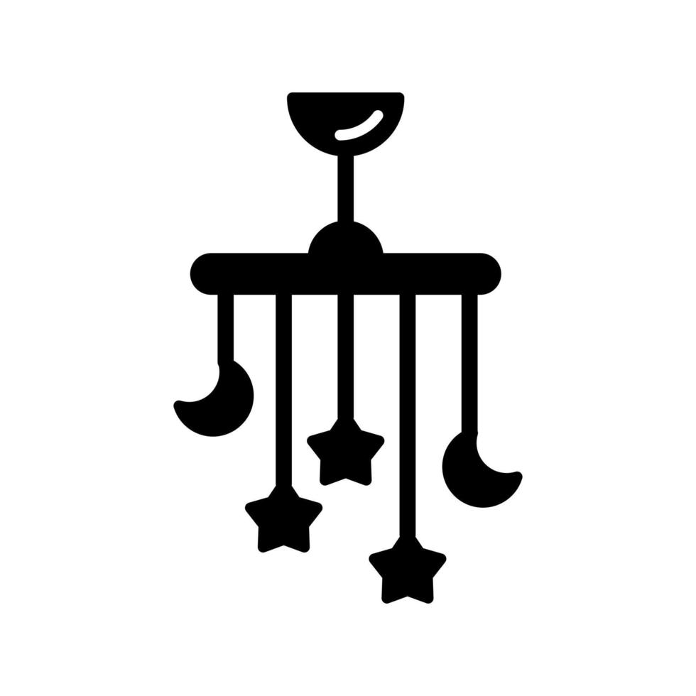 Crib Toy Vector Icon