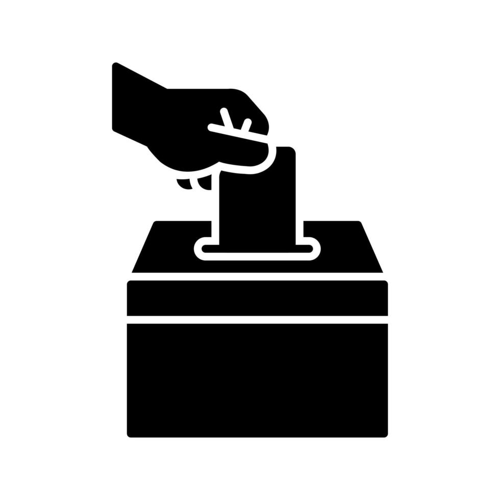 icono de vector de votación