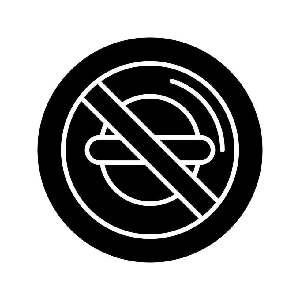 No Food Vector Icon