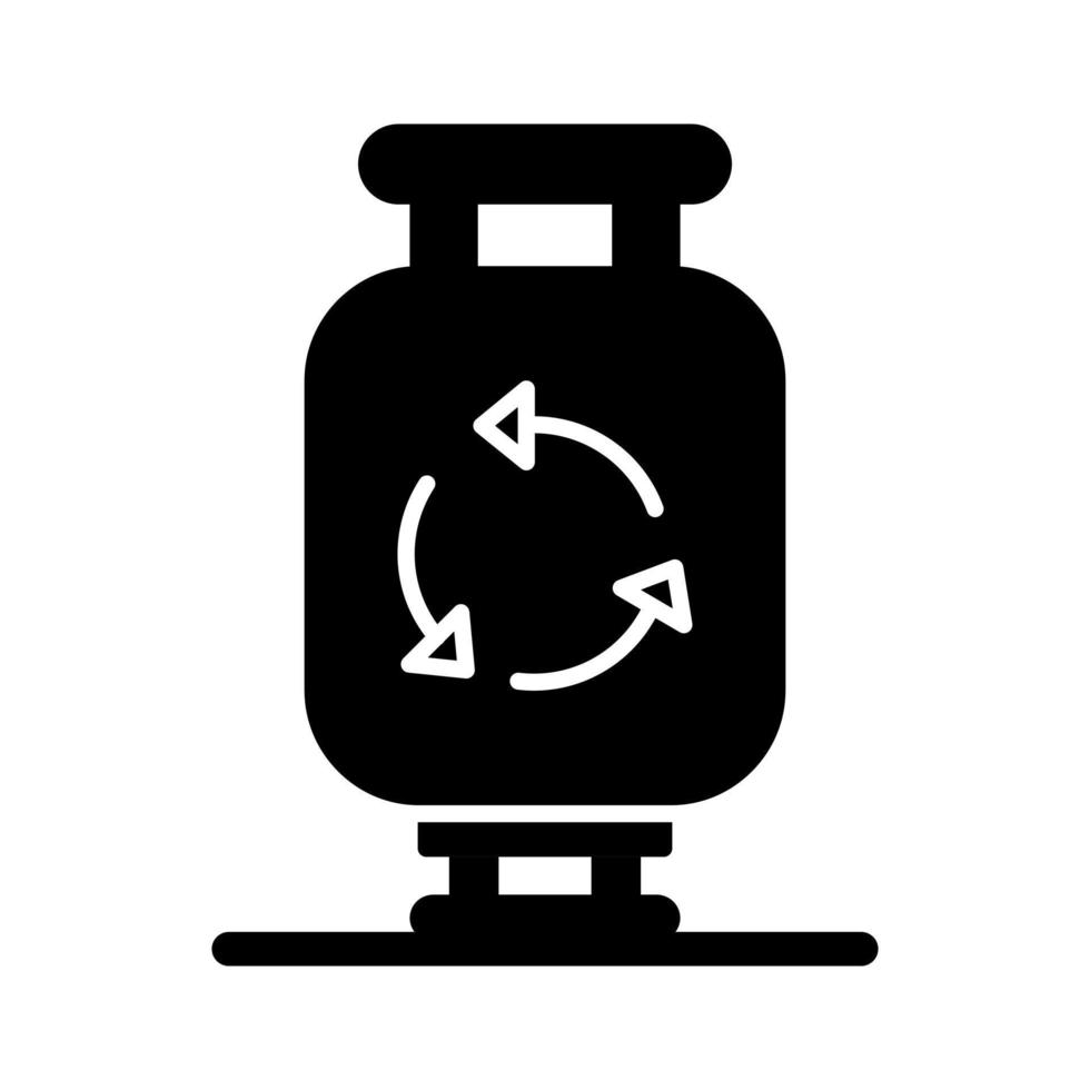 Gas Cylinder Vector Icon