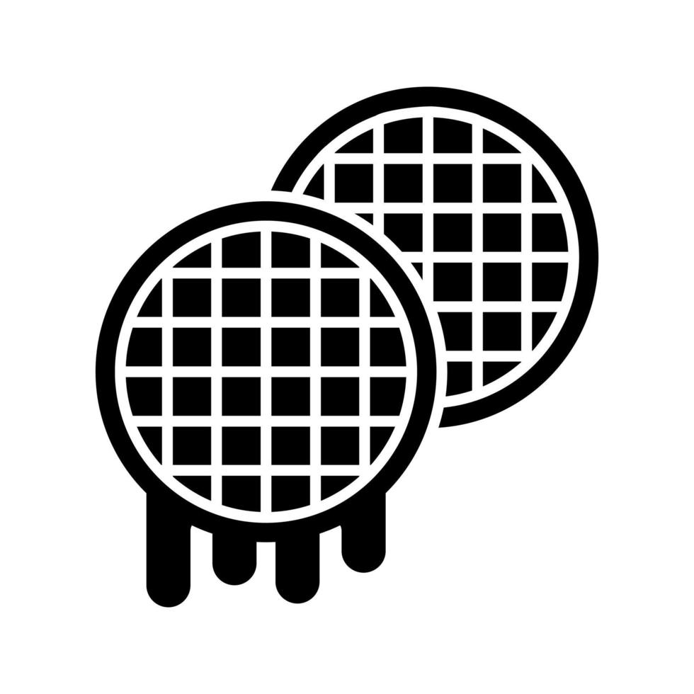 Waffle Vector Icon