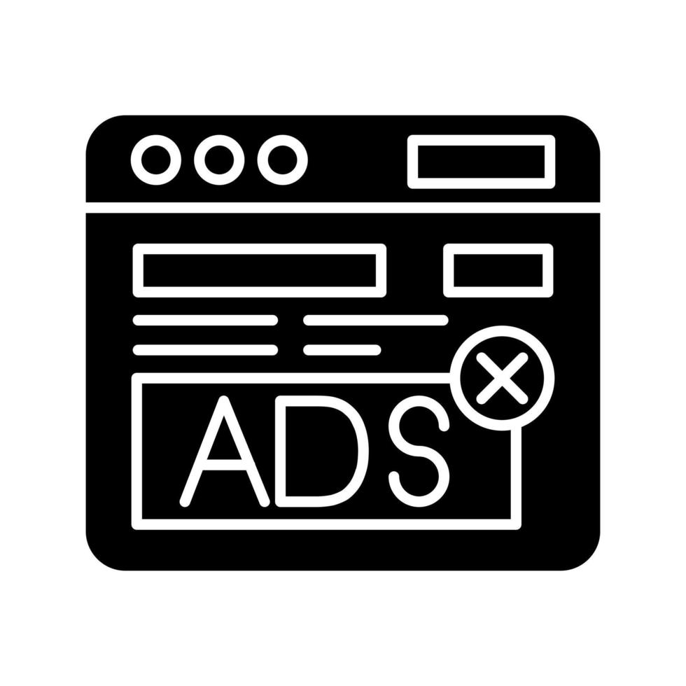 icono de vector de publicidad