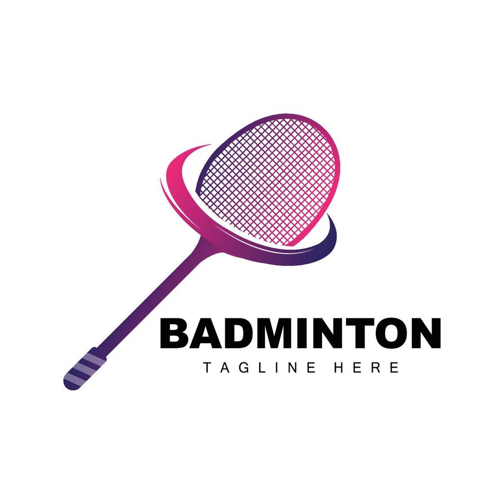 Badminton racket logo discount