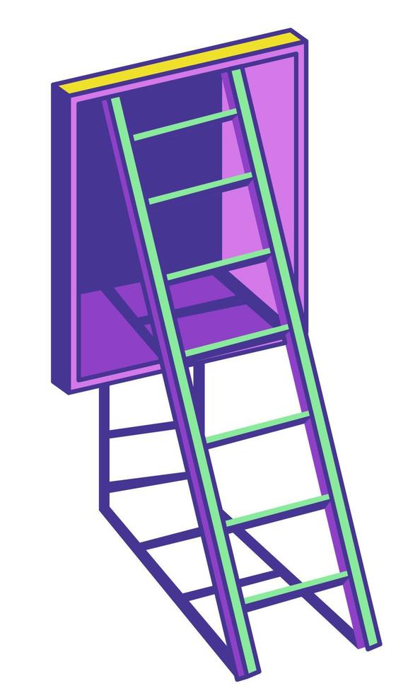 Growth and development, ladder and room vector