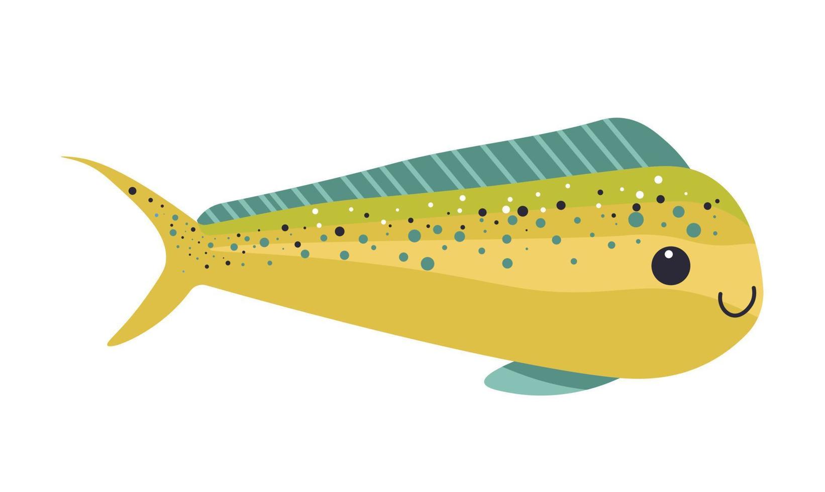 Fish for aquarium, aquatic animal type vector