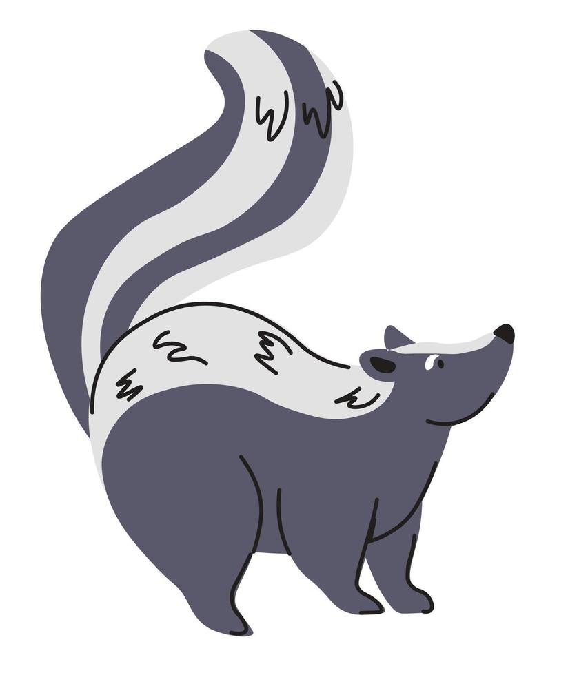 Forest animals, portrait of skunk, wilderness 17541818 Vector Art at Vecteezy Forest animals, portrait of skunk, wilderness 17541818 Vector Art at Vecteezy