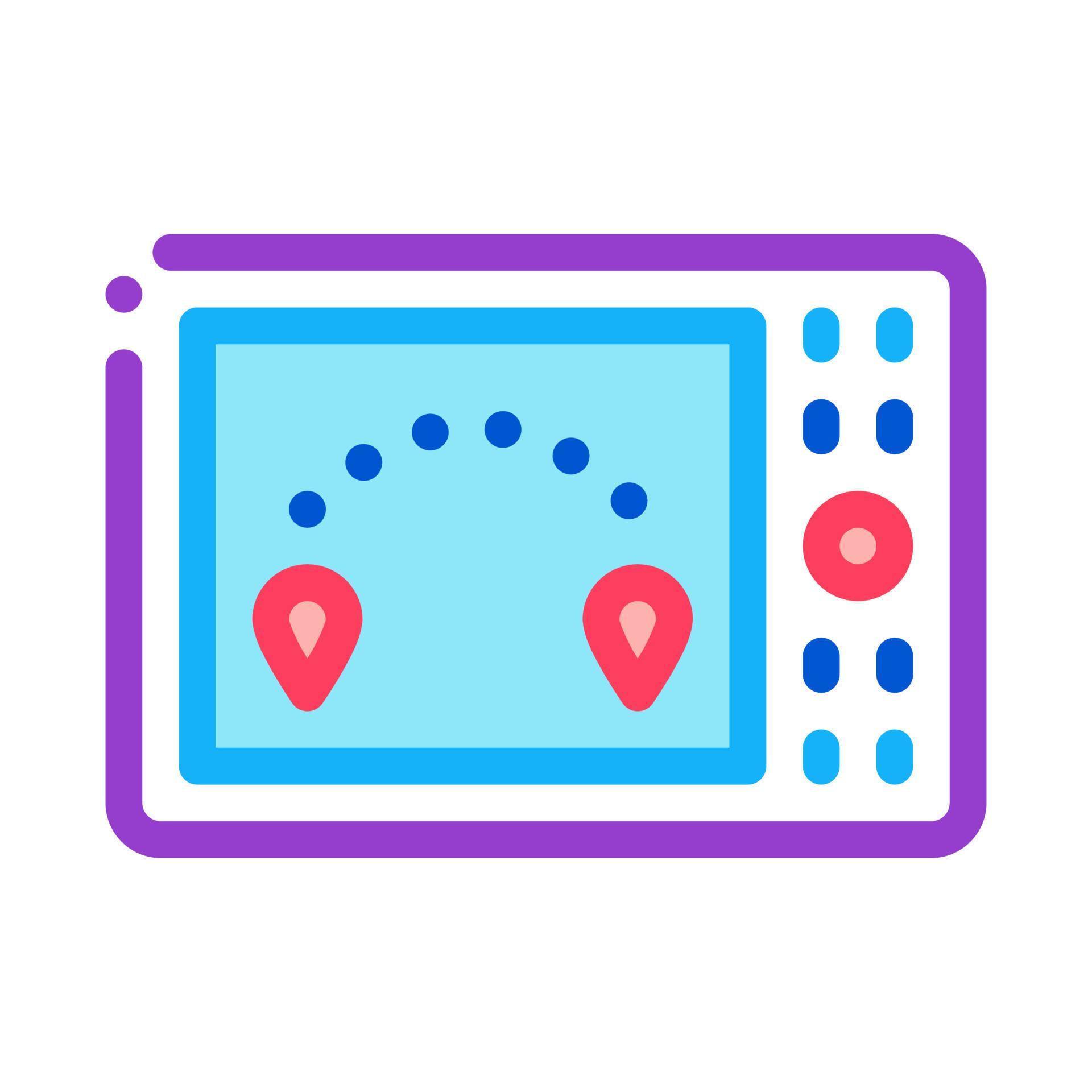 air navigation electronic device icon vector outline illustration