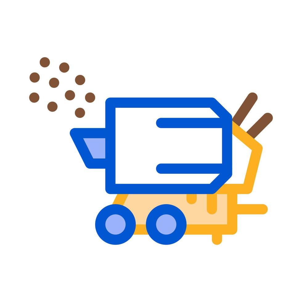 wood crusher machine icon vector outline illustration