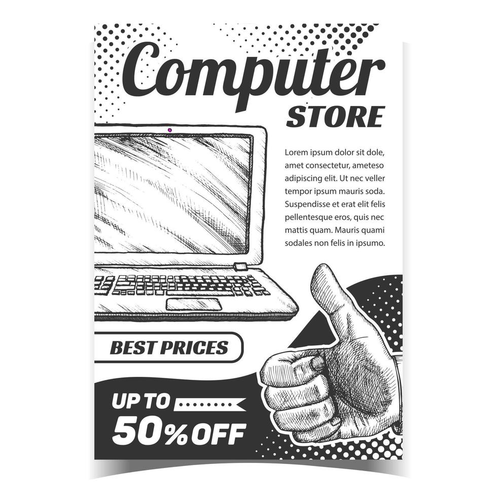 computer-store-creative-advertising-banner-vector-17542062-vector-art