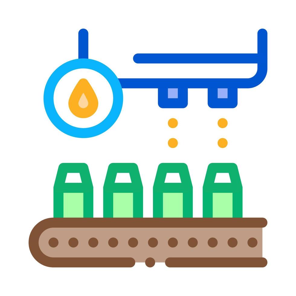 juice conveyor icon vector outline illustration