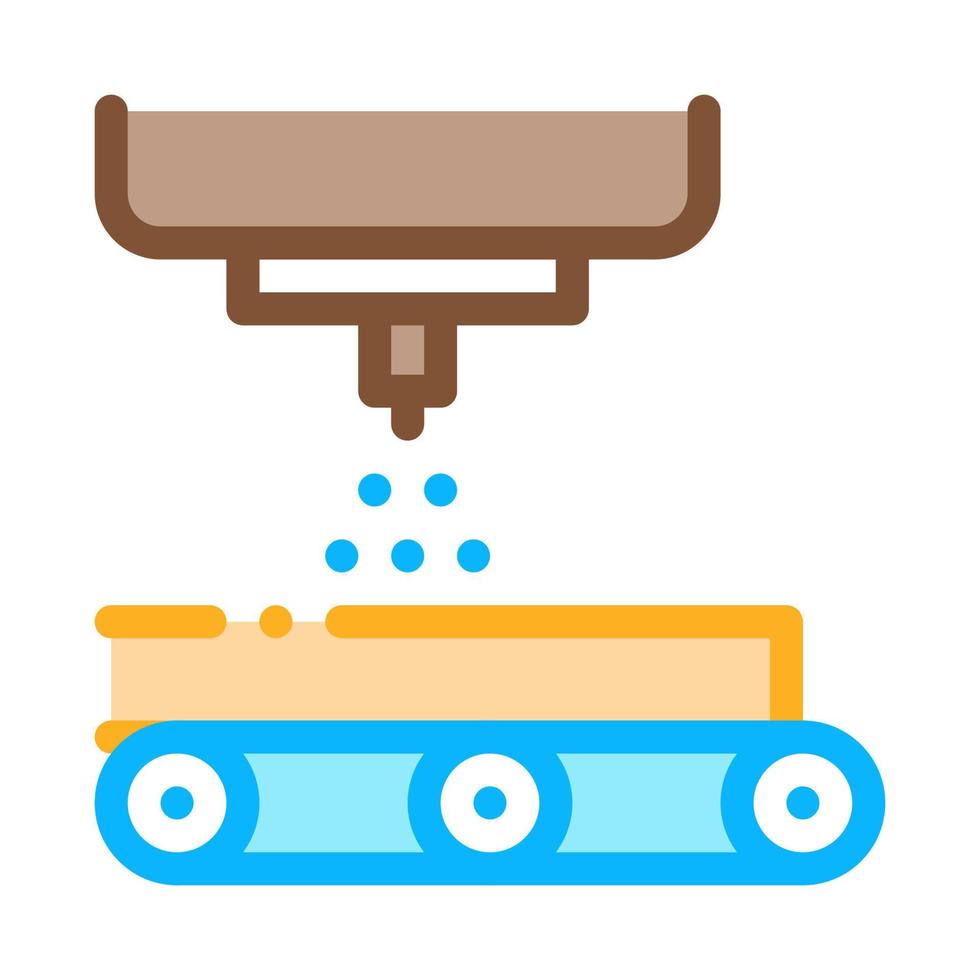 wood processing icon vector outline illustration