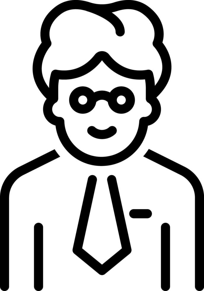 line icon for person vector