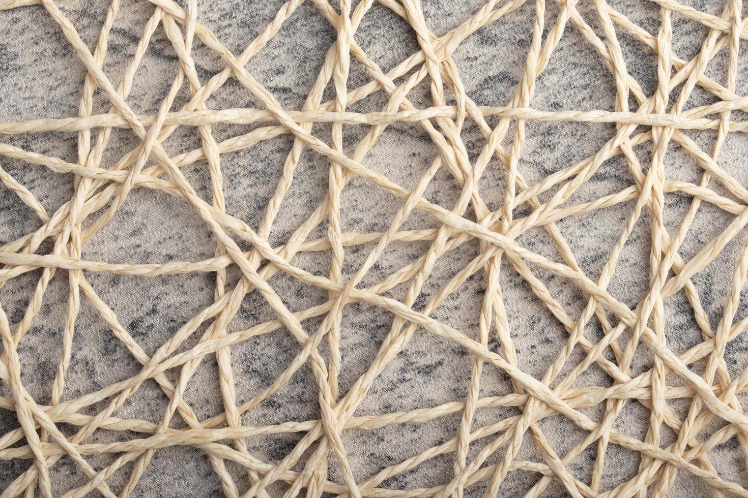 Weave pattern, gray background, vintage frame. Copy space. photo