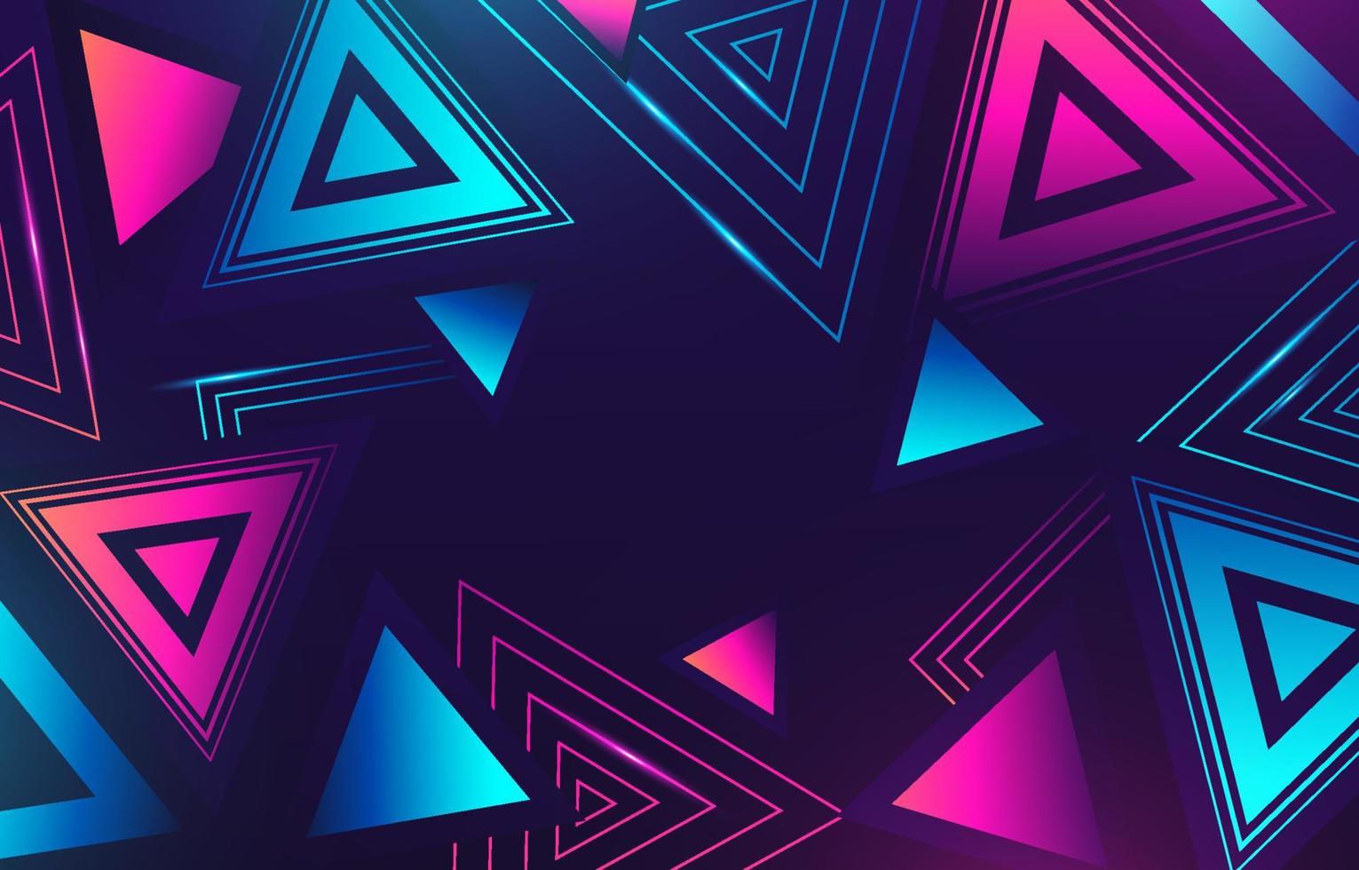 Triangular Gradient Background vector