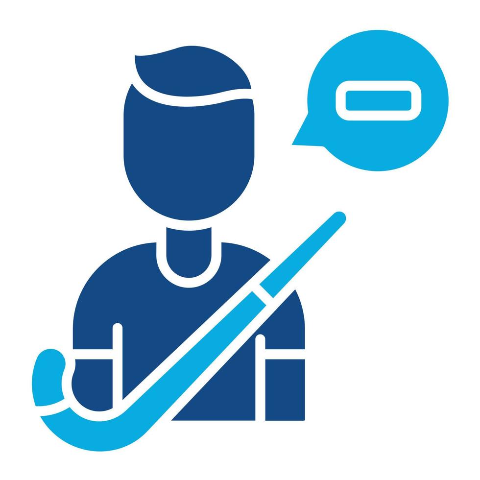Private Ice Rink Glyph Two Color Icon vector