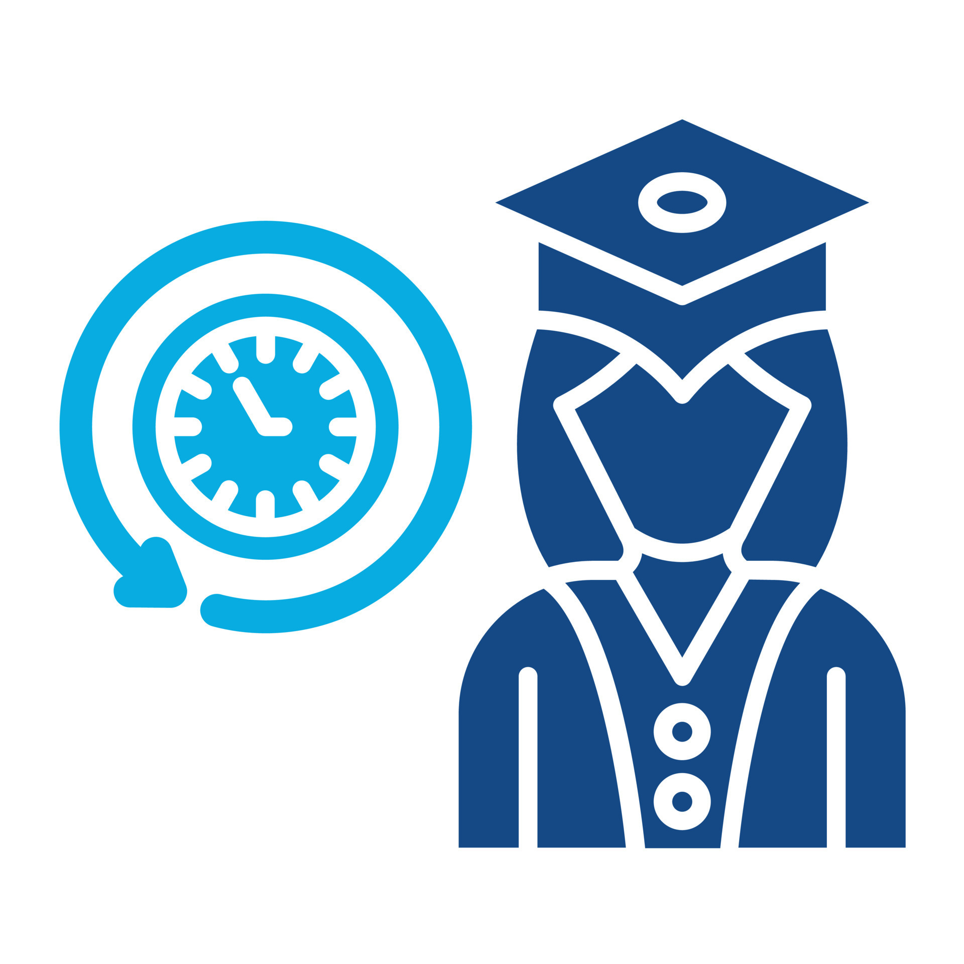 Full Time Student Glyph Two Color Icon 17543479 Vector Art at Vecteezy