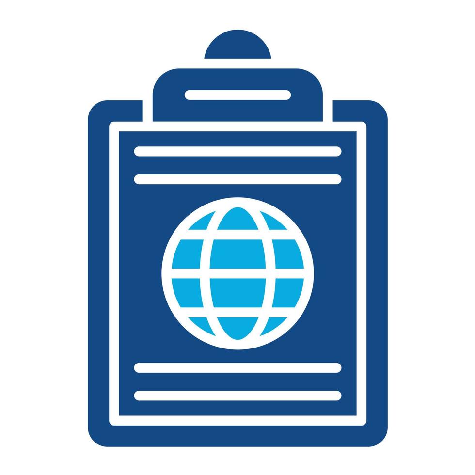 Ecosystem Planning Glyph Two Color Icon vector