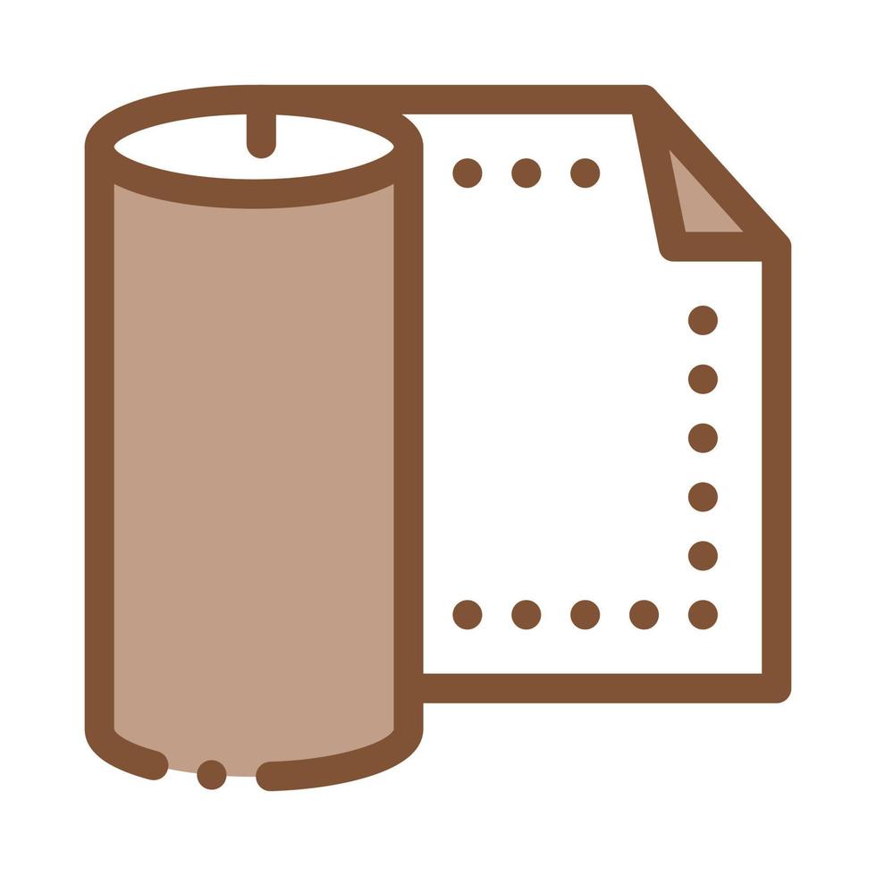 leather textile roll icon vector outline illustration