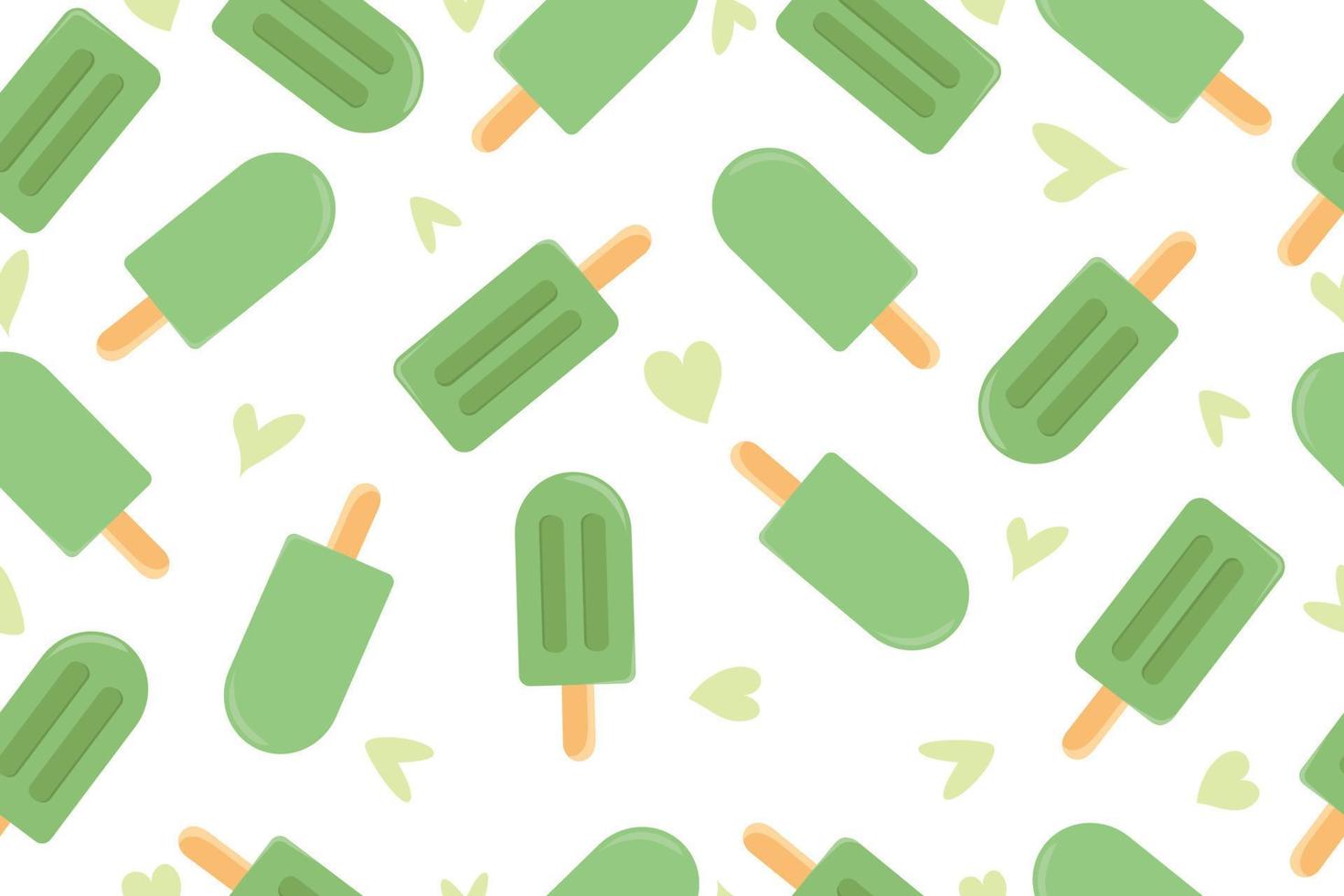 fondo de helado. ilustración vectorial sobre un fondo blanco. vector