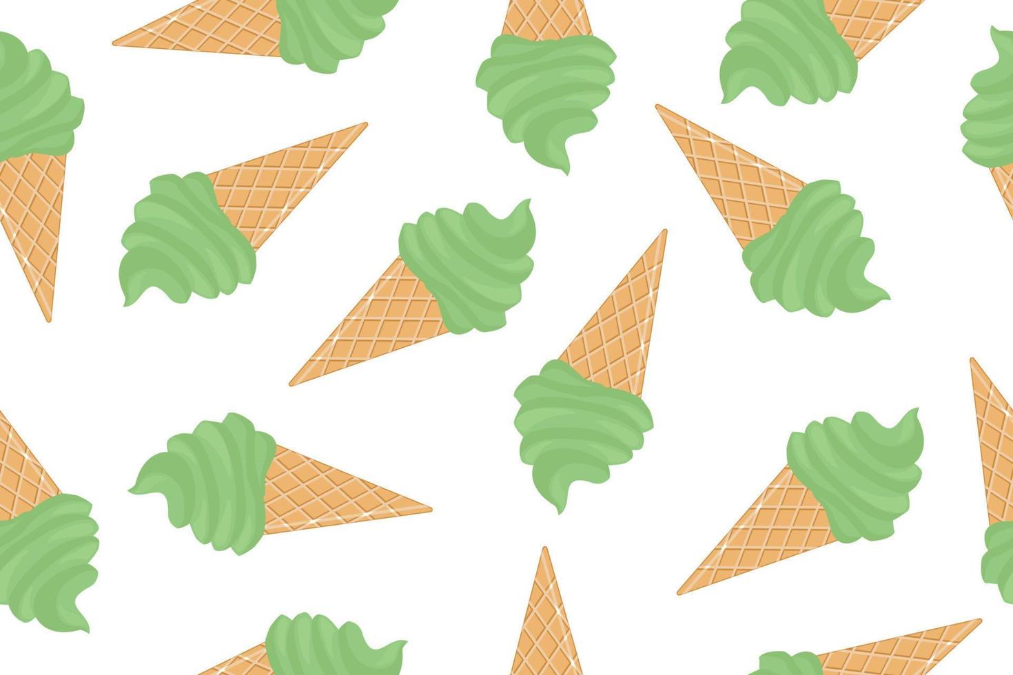 fondo de helado. ilustración vectorial sobre un fondo blanco. vector