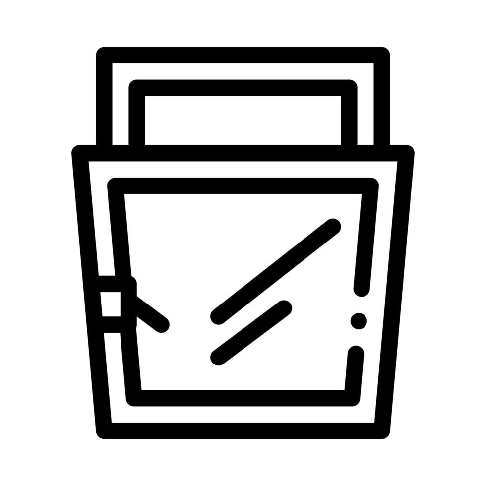 open for ventilation window icon vector illustration