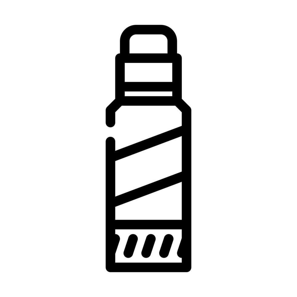 glue stick stationery line icon vector illustration