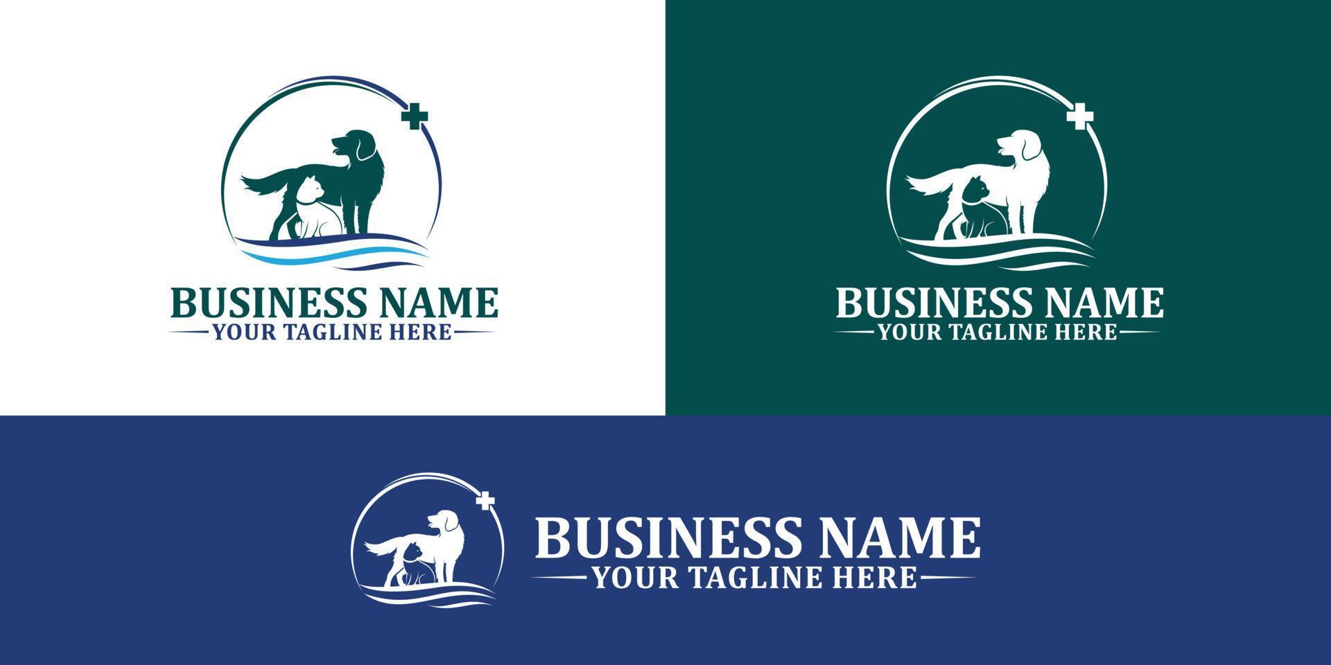 animal vector logo about animal affection