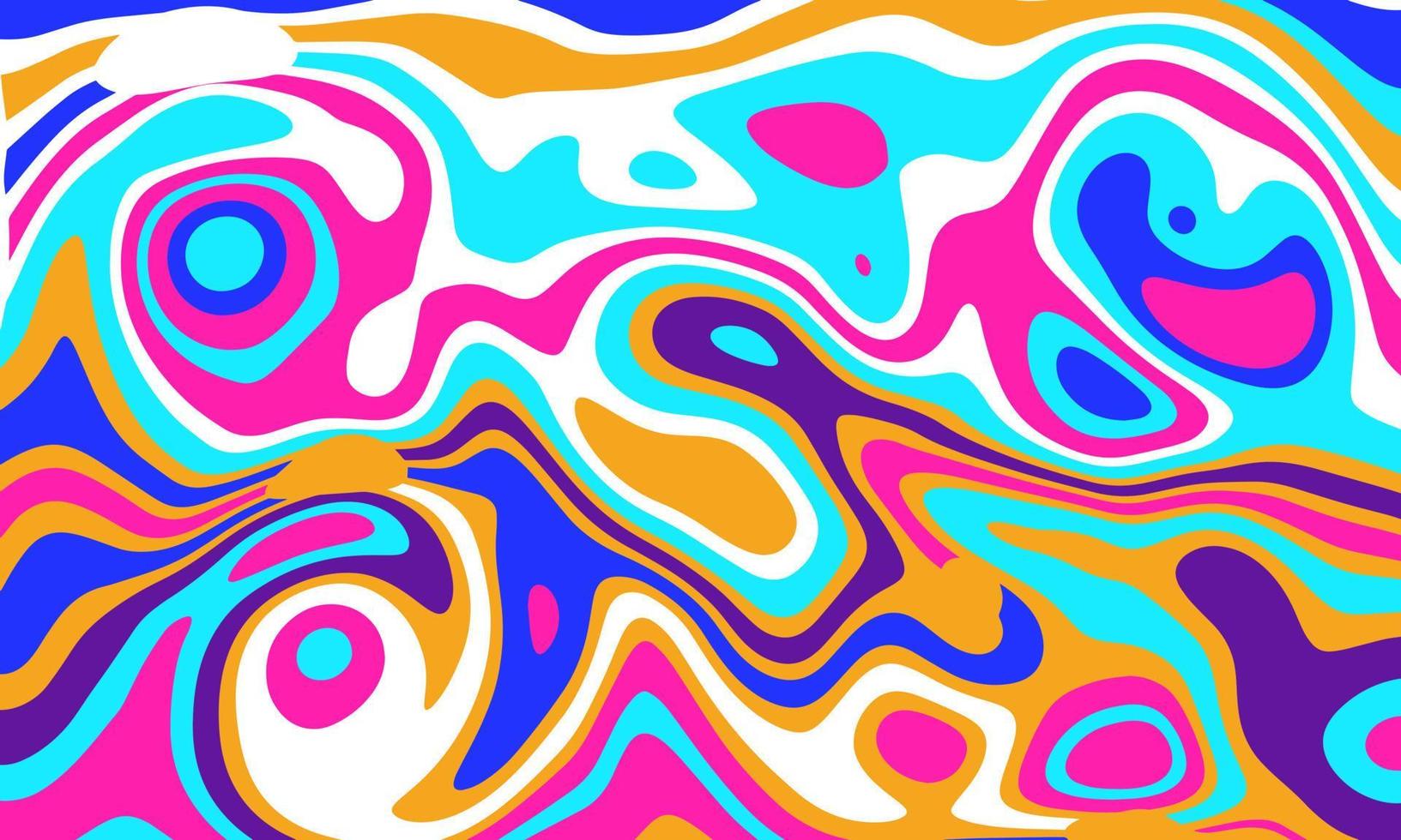 1960s, 1970s Art Style, Colorful Psychedelic Backgrounds, Covers, Posters, Hand Drawn Nature, Hippie Art Style Vector