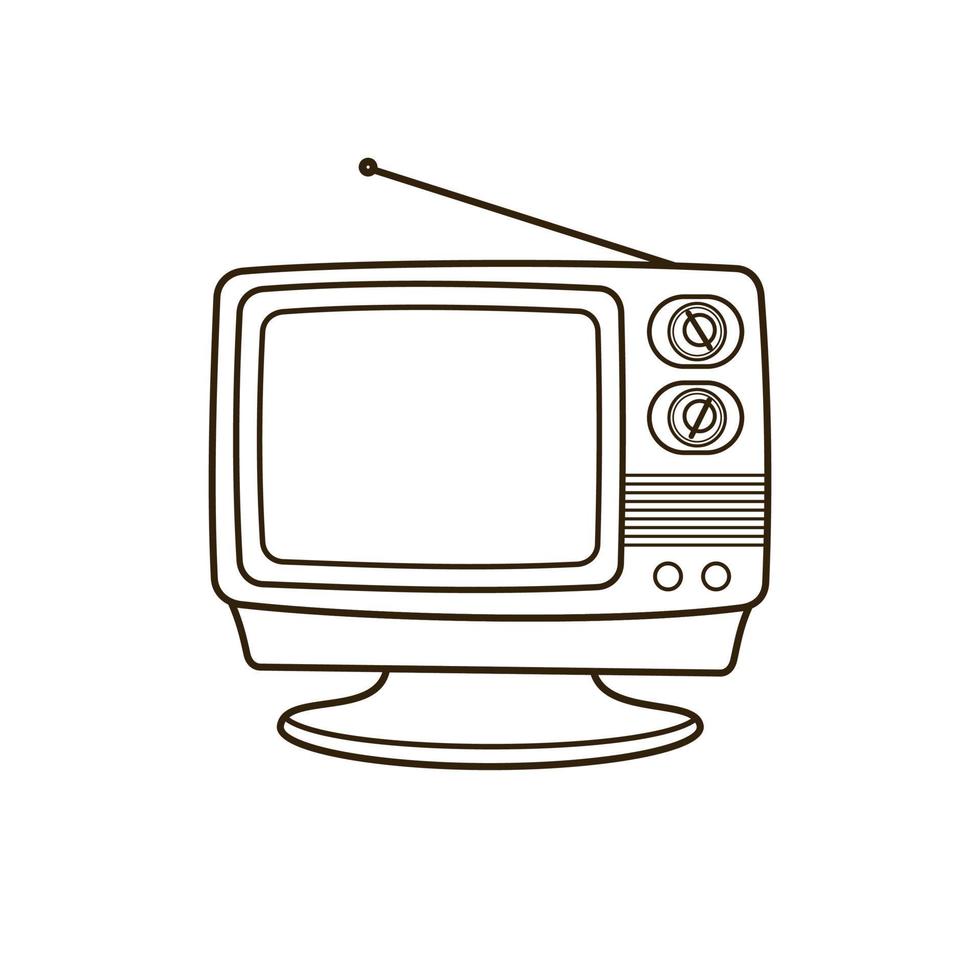 Illustration vector graphic of Television