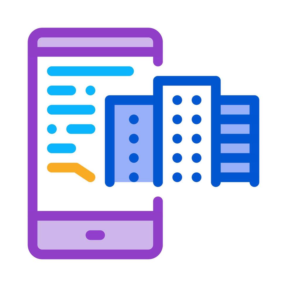 telephone mode of reality icon vector outline illustration