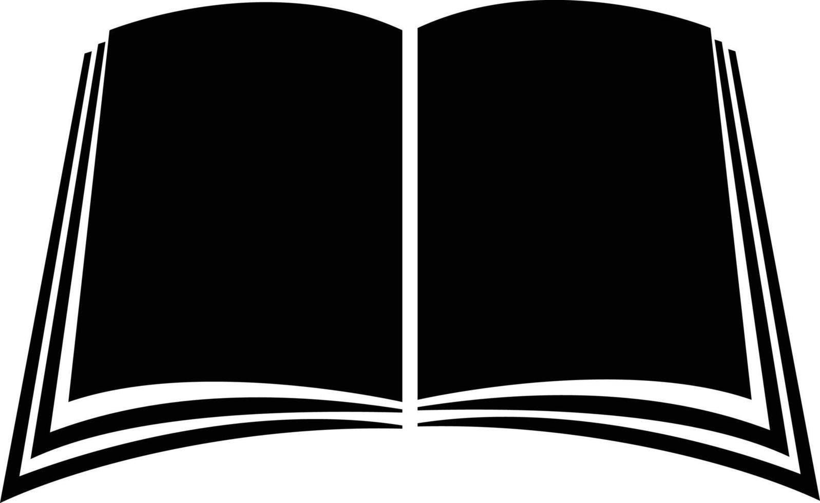 Open Book Icon Stock Vector