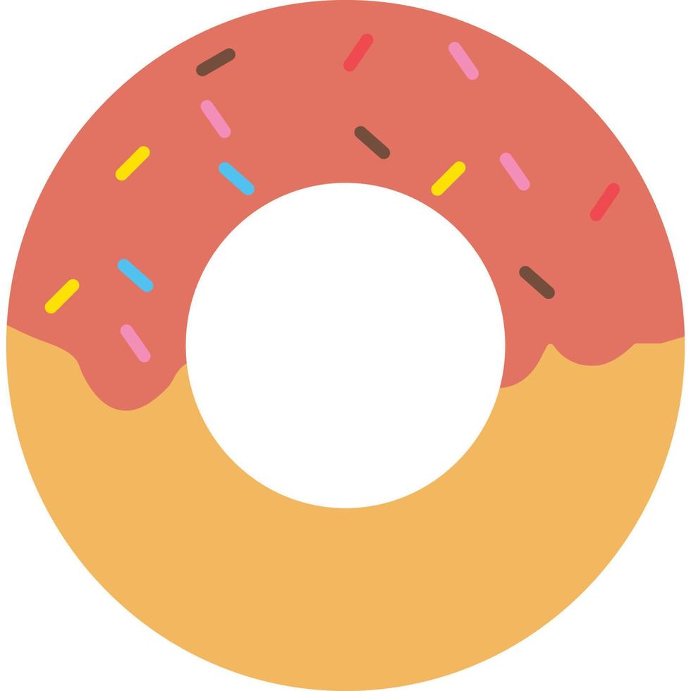 donut que puede editar o modificar fácilmente vector